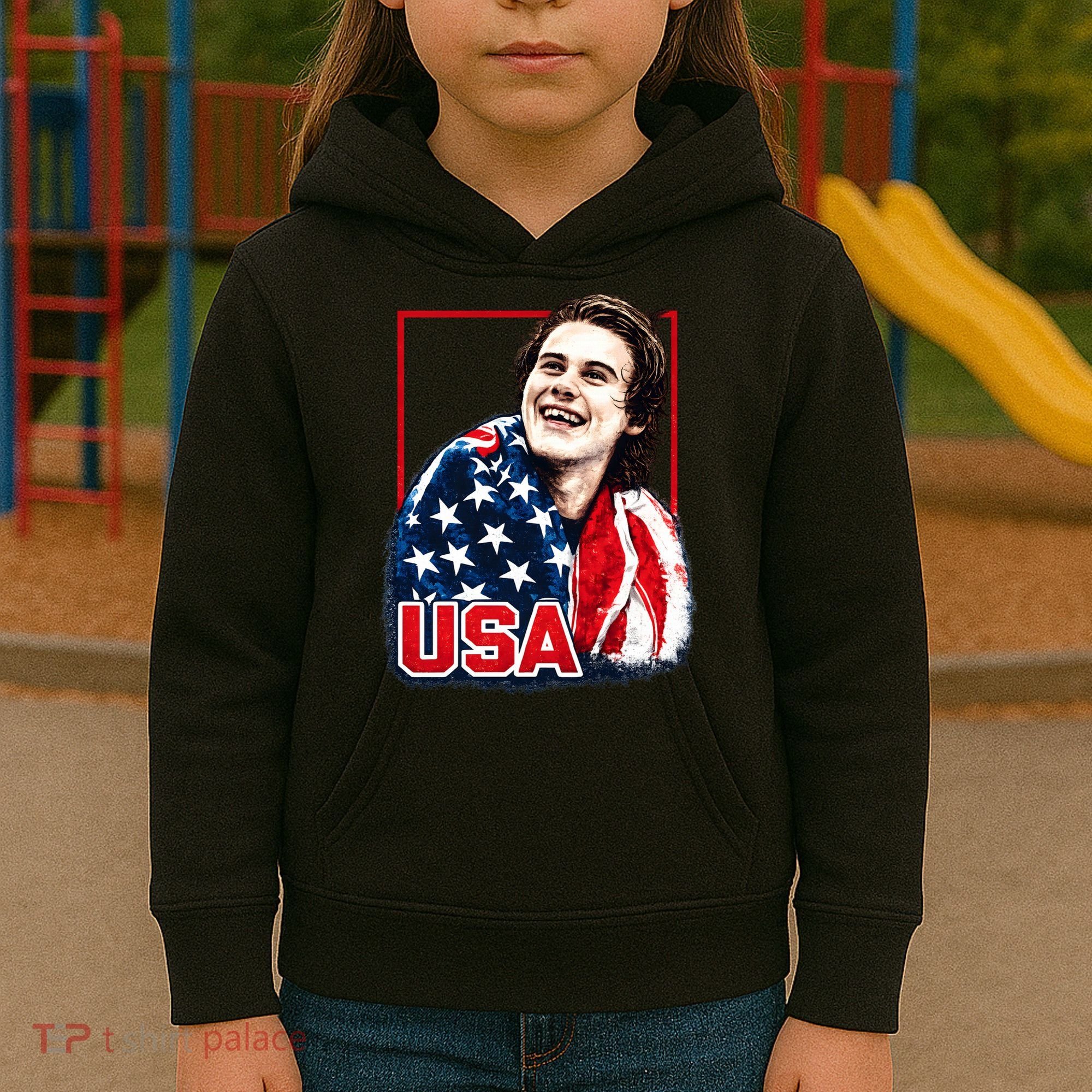 USA Hockey Champions Champs 2026 Kids Hoodie