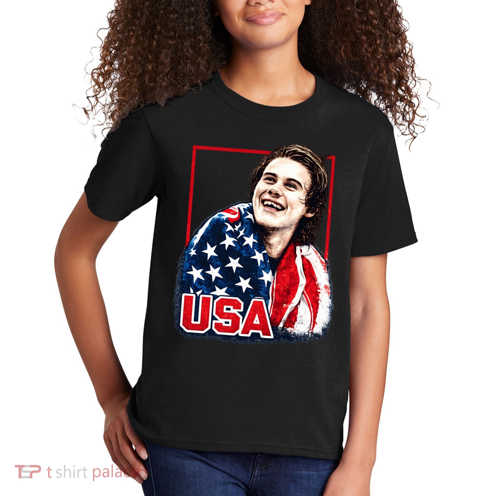 USA Hockey Champions Champs 2026 Kids T-Shirt