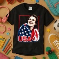 USA Hockey Champions Champs 2026 Kids T-Shirt thumb 3