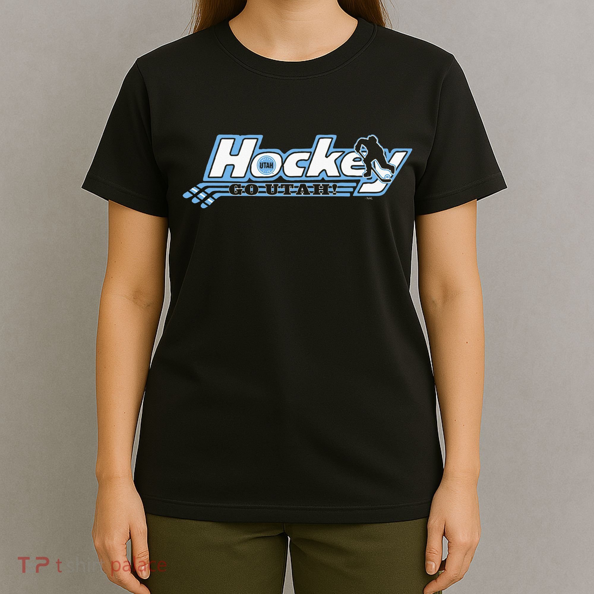U.T.A.H. Ho.C..K.E.Y Club Hockey Black T-Shirt