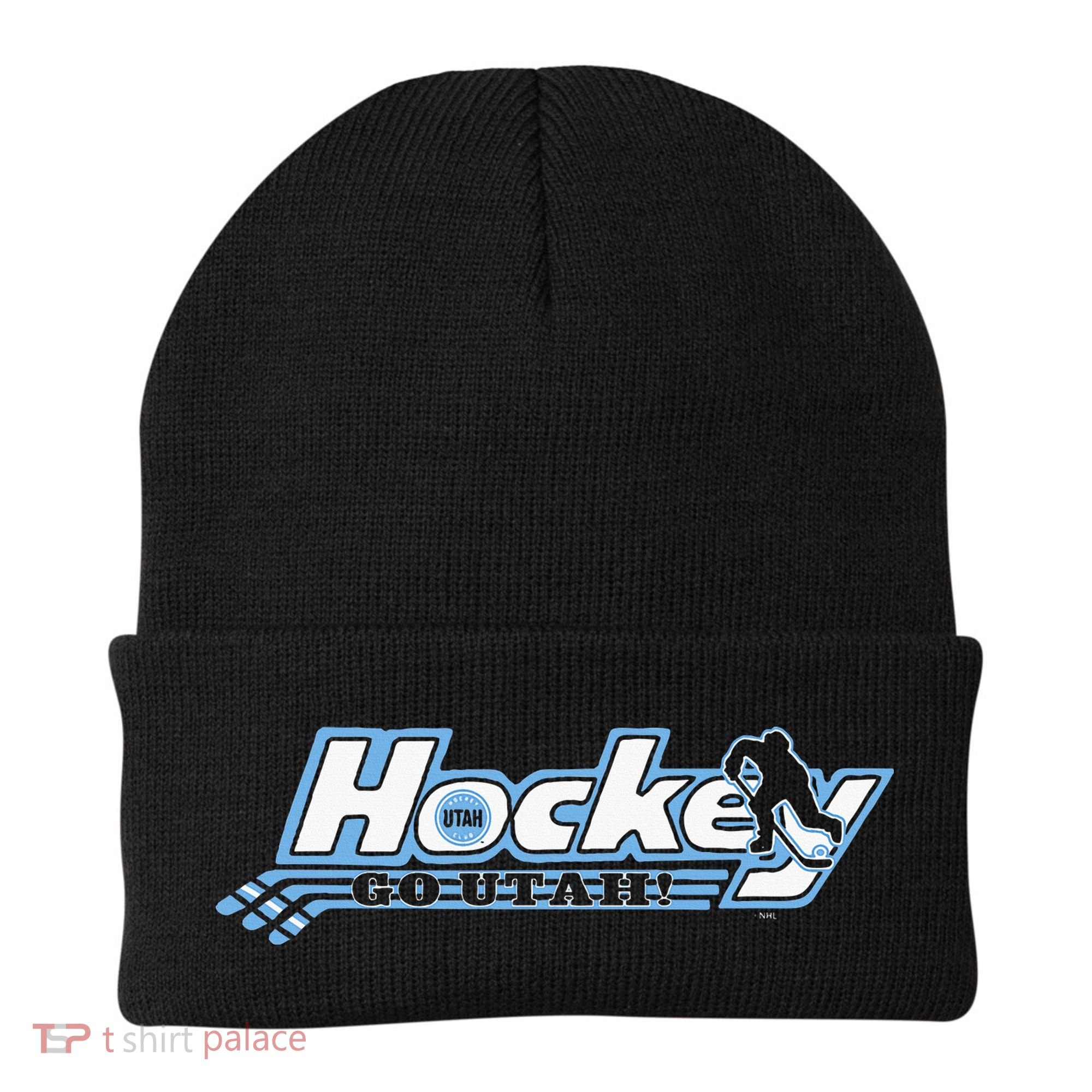 U.T.A.H. Ho.C..K.E.Y Club Hockey Black Beanie