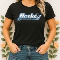 U.T.A.H. Ho.C..K.E.Y Club Hockey Black Women's T-Shirt thumb 2