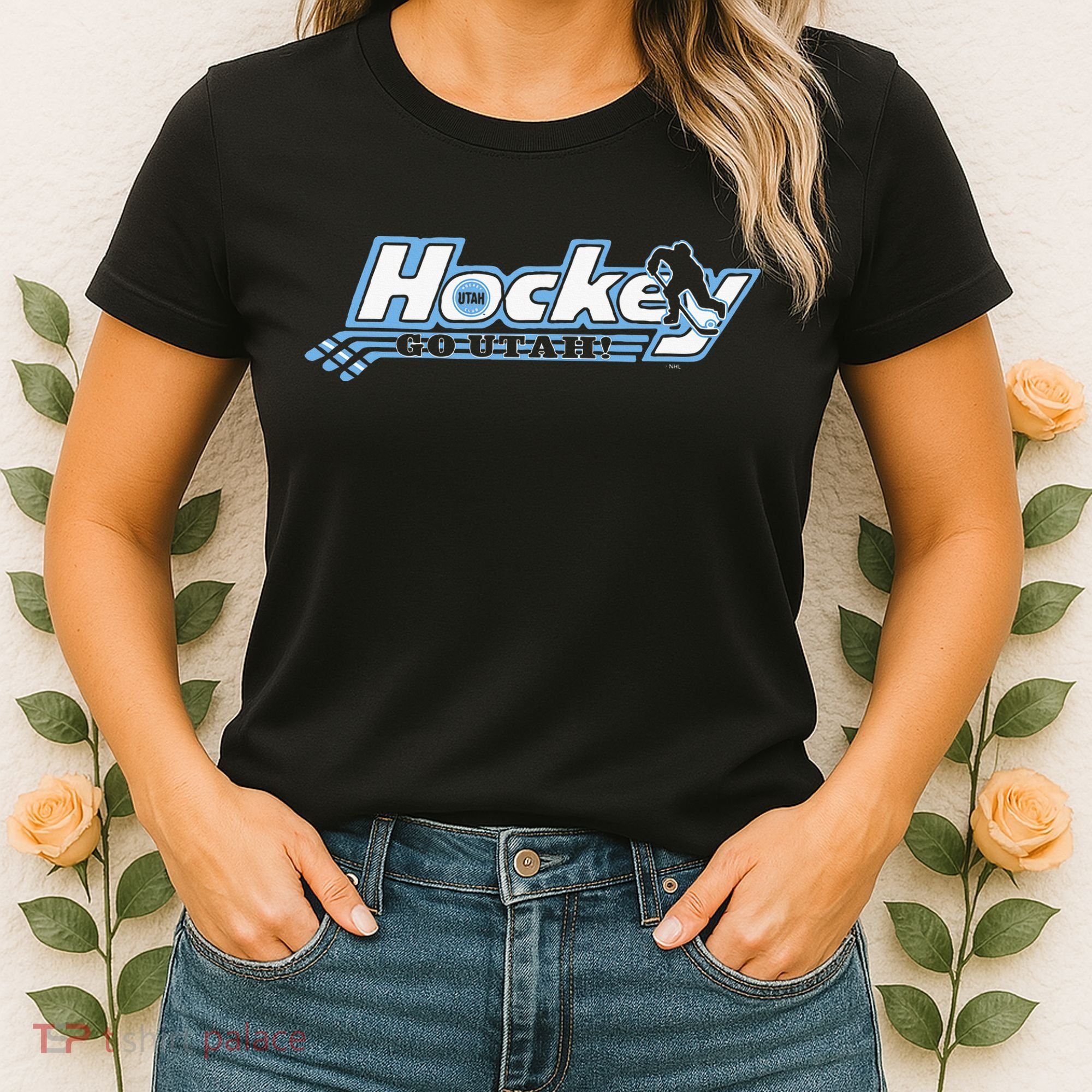U.T.A.H. Ho.C..K.E.Y Club Hockey Black Women's T-Shirt