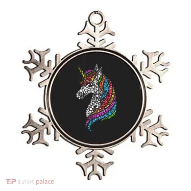 Unicorn Happy Dot Day Ornament