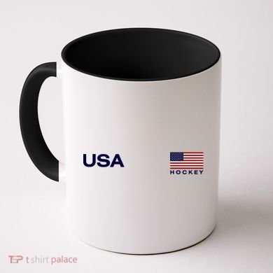 Usa Hockey Flag Gift Coffee Mug
