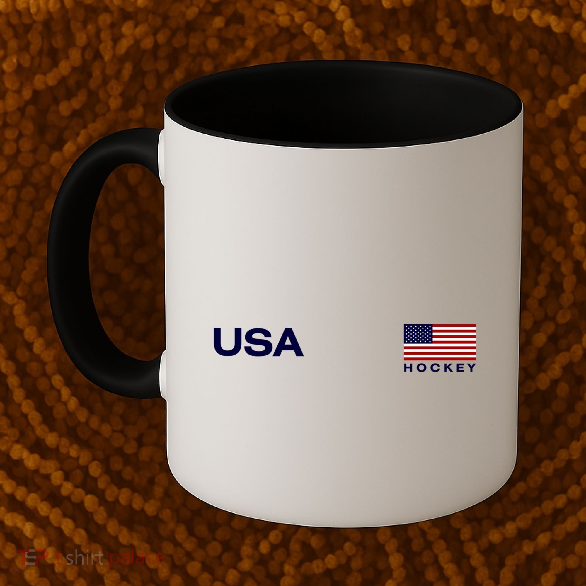 Usa Hockey Flag Gift Coffee Mug