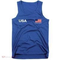Usa Hockey Flag Gift Tank Top thumb 0