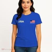 Usa Hockey Flag Gift Women's T-Shirt thumb 4