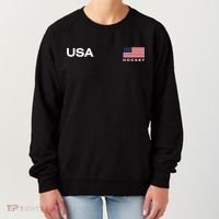 Usa Hockey Flag Gift Women's Sweatshirt thumb 0