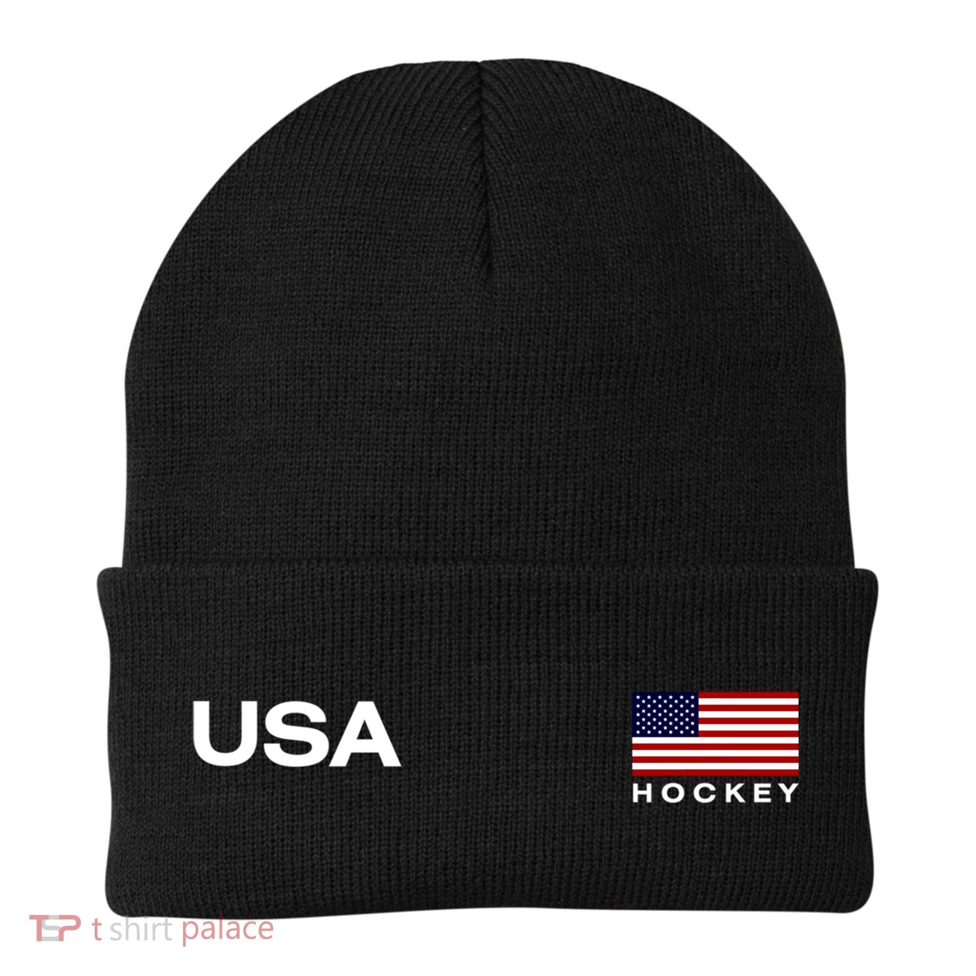 Usa Hockey Flag Gift Beanie