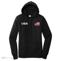 Usa Hockey Flag Gift Women's Hoodie thumb 0