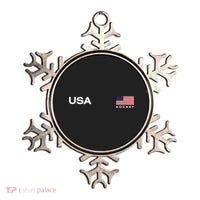 Usa Hockey Flag Gift Ornament thumb 0