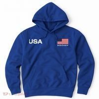 Usa Hockey Flag Gift Hoodie thumb 0