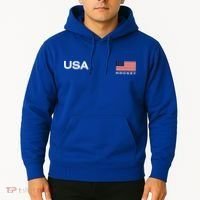 Usa Hockey Flag Gift Hoodie thumb 2