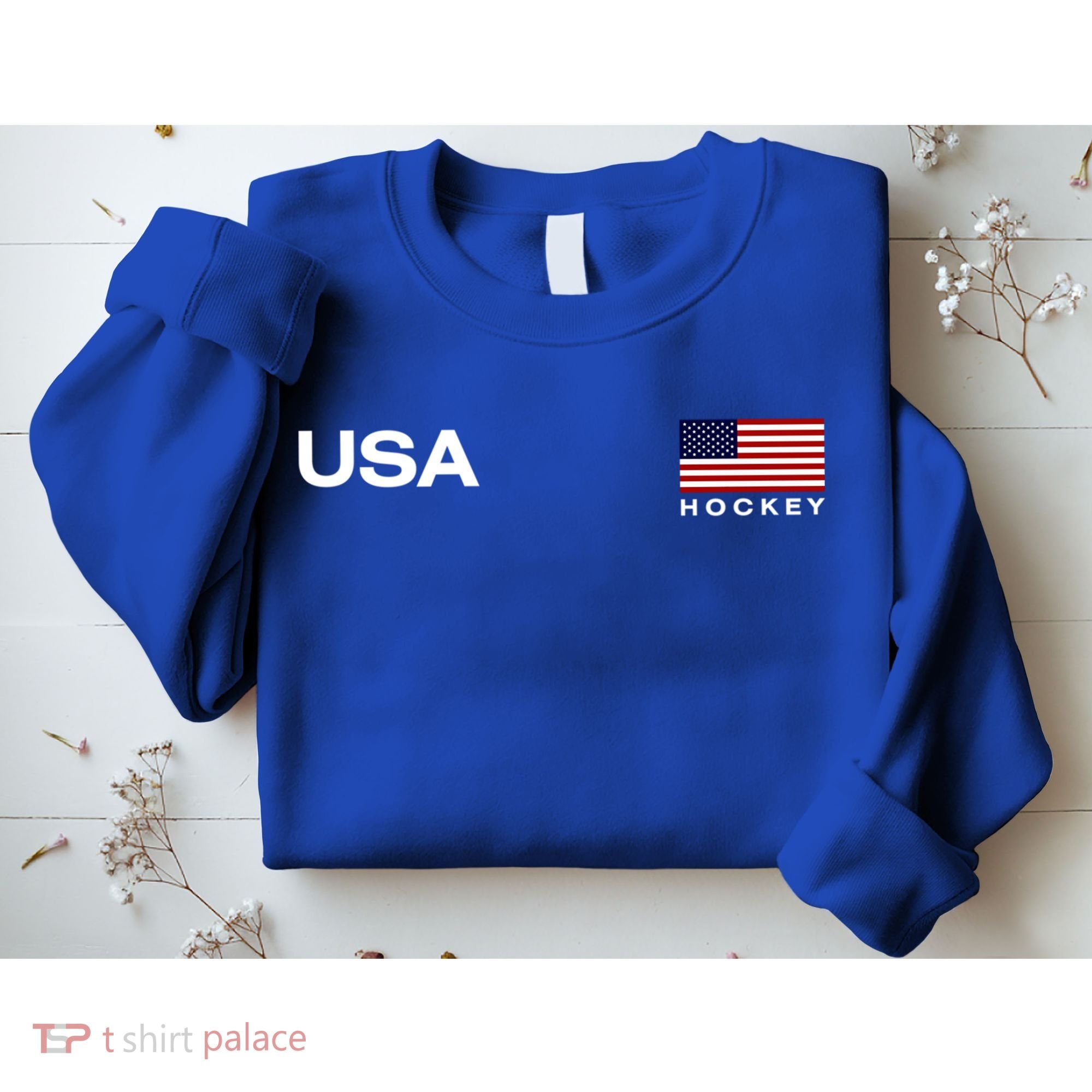 Usa Hockey Flag Gift Sweatshirt