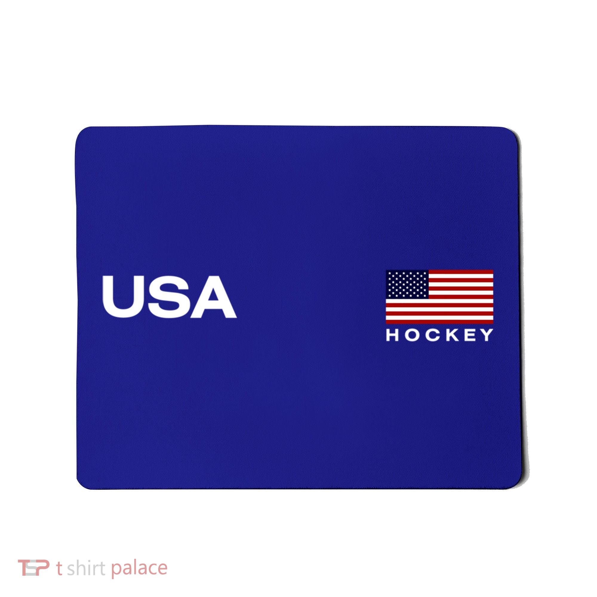 Usa Hockey Flag Gift Mousepad