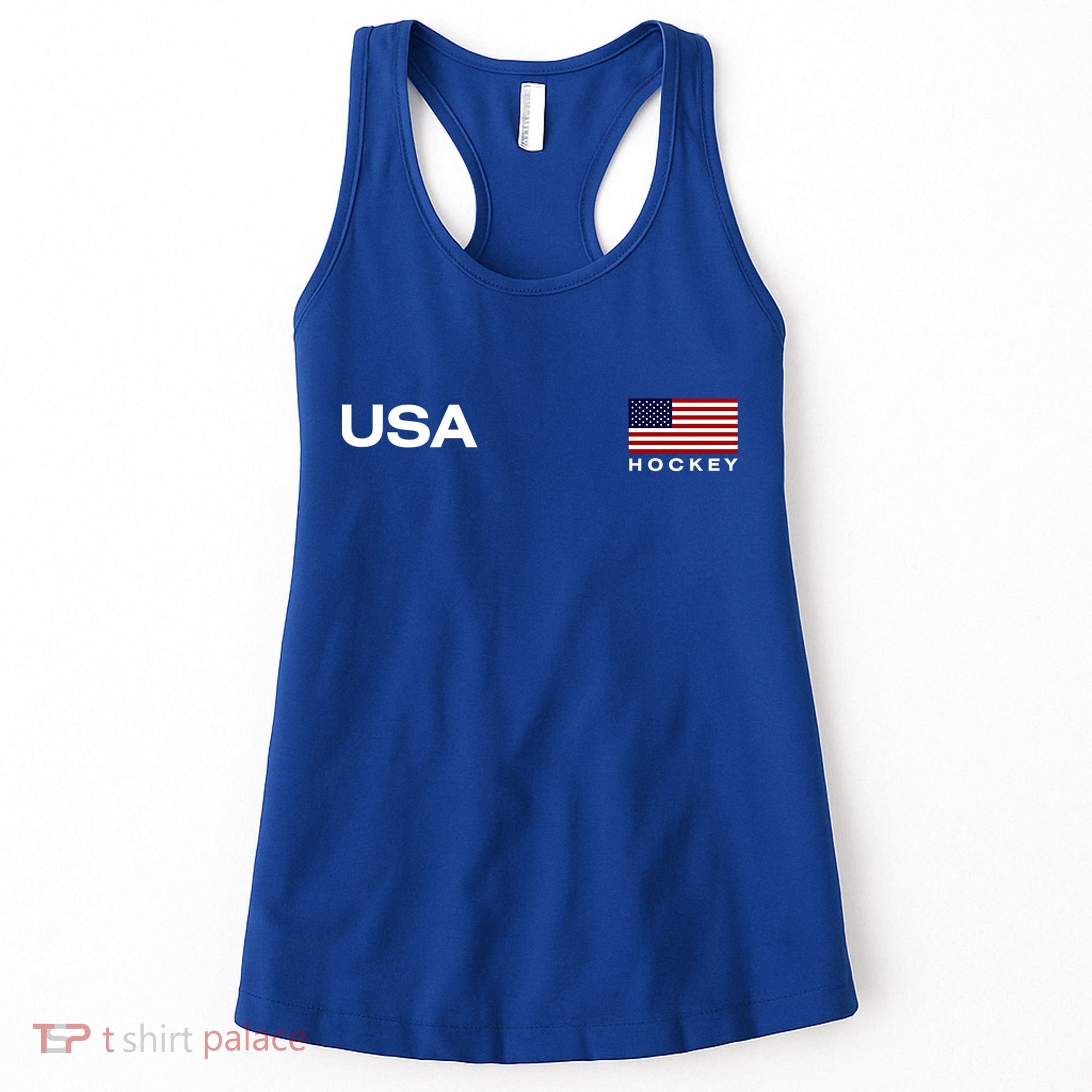 Usa Hockey Flag Gift Women's Tank Top