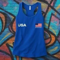 Usa Hockey Flag Gift Women's Tank Top thumb 3
