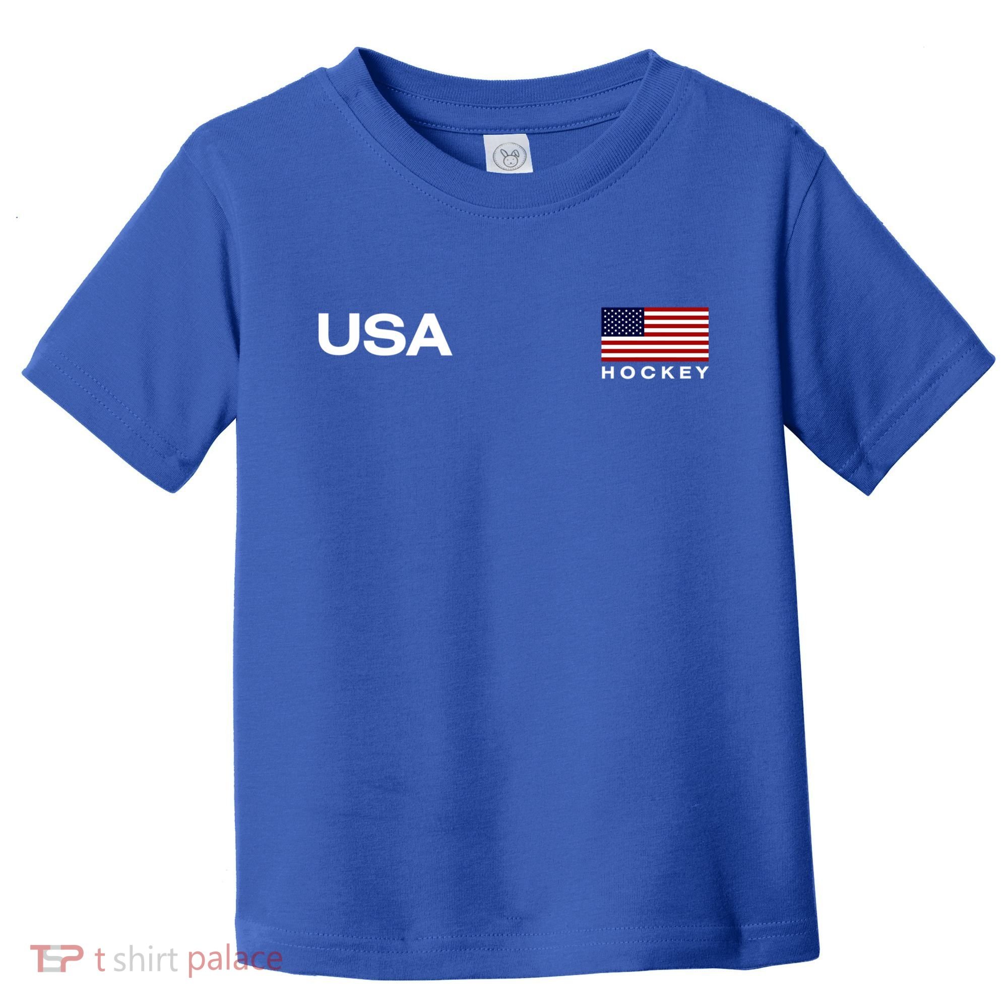 Usa Hockey Flag Gift Toddler T-Shirt