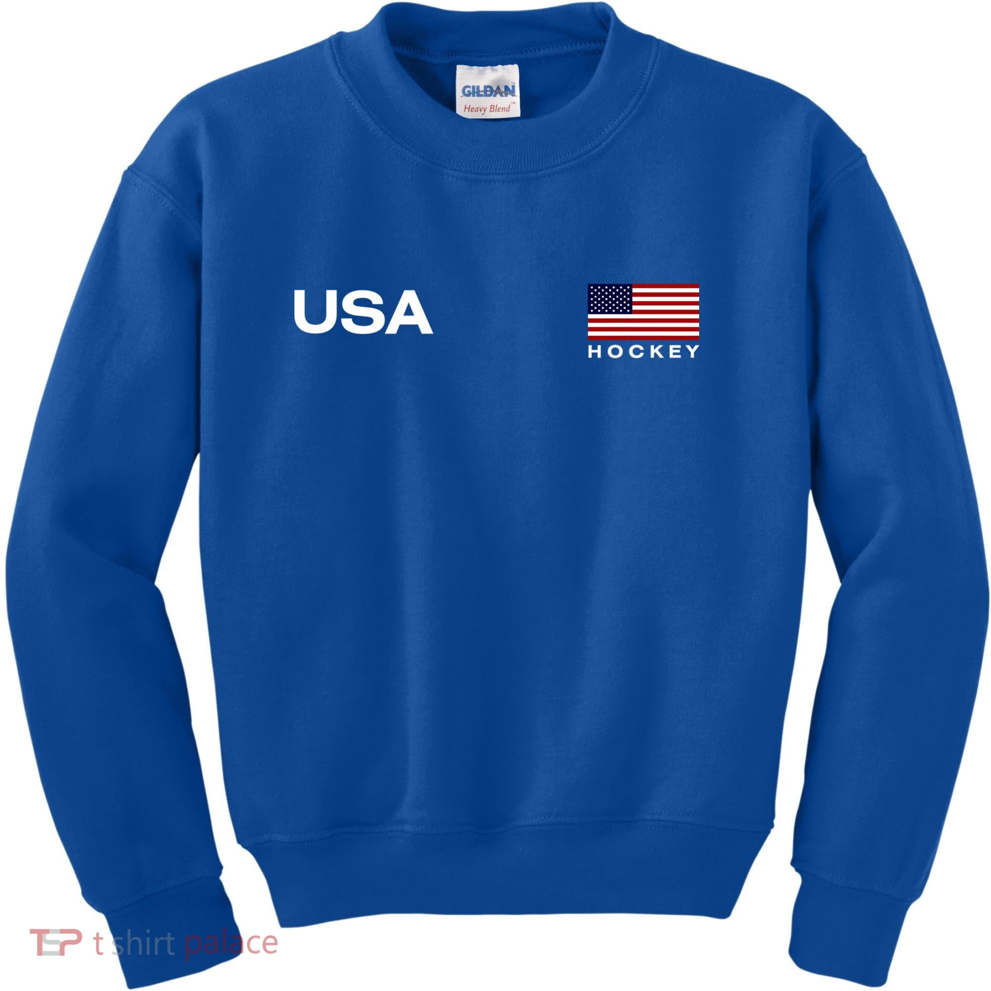 Usa Hockey Flag Gift Kids Sweatshirt
