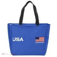 Usa Hockey Flag Gift Tote Bag thumb 0