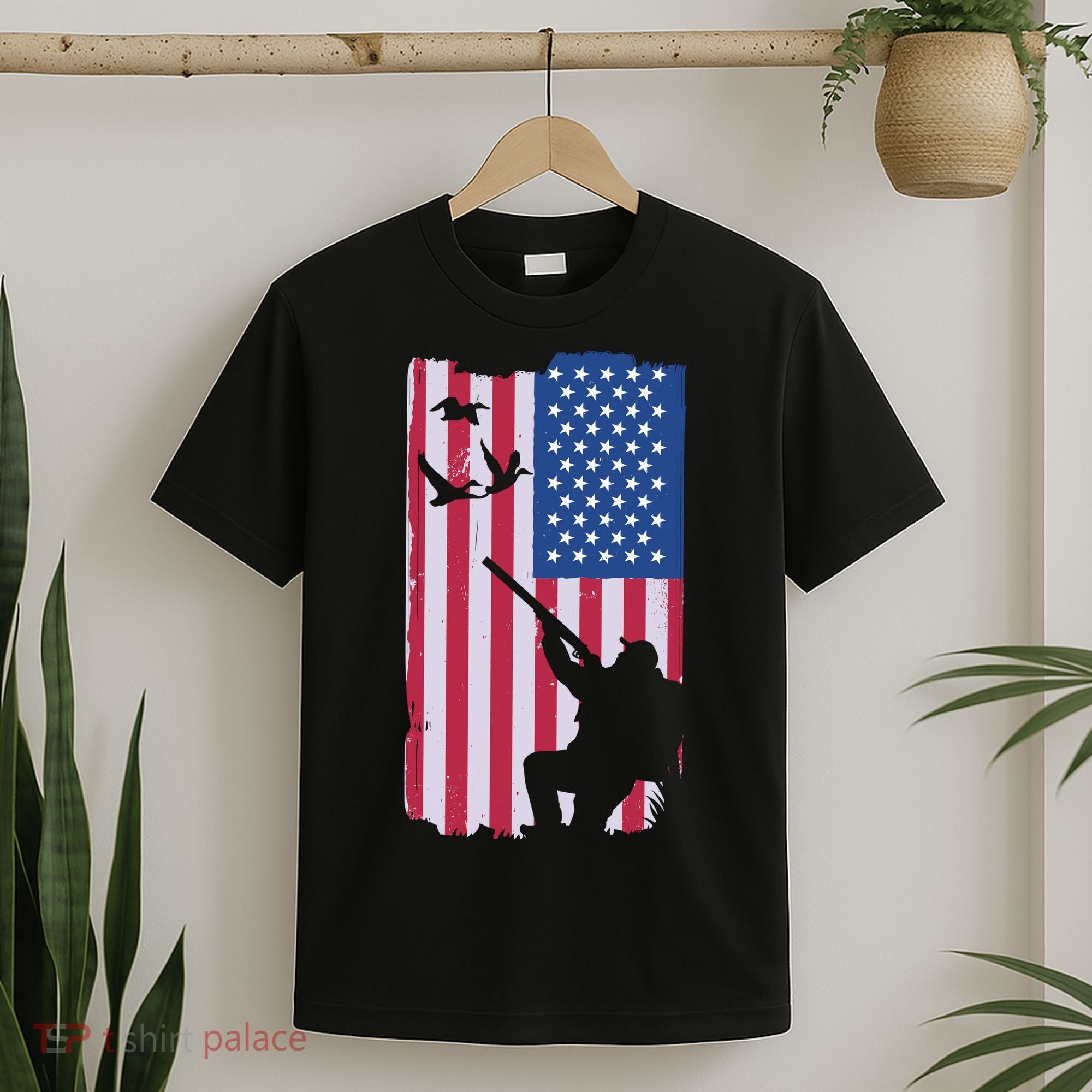 USA Hunting Flag T-Shirt