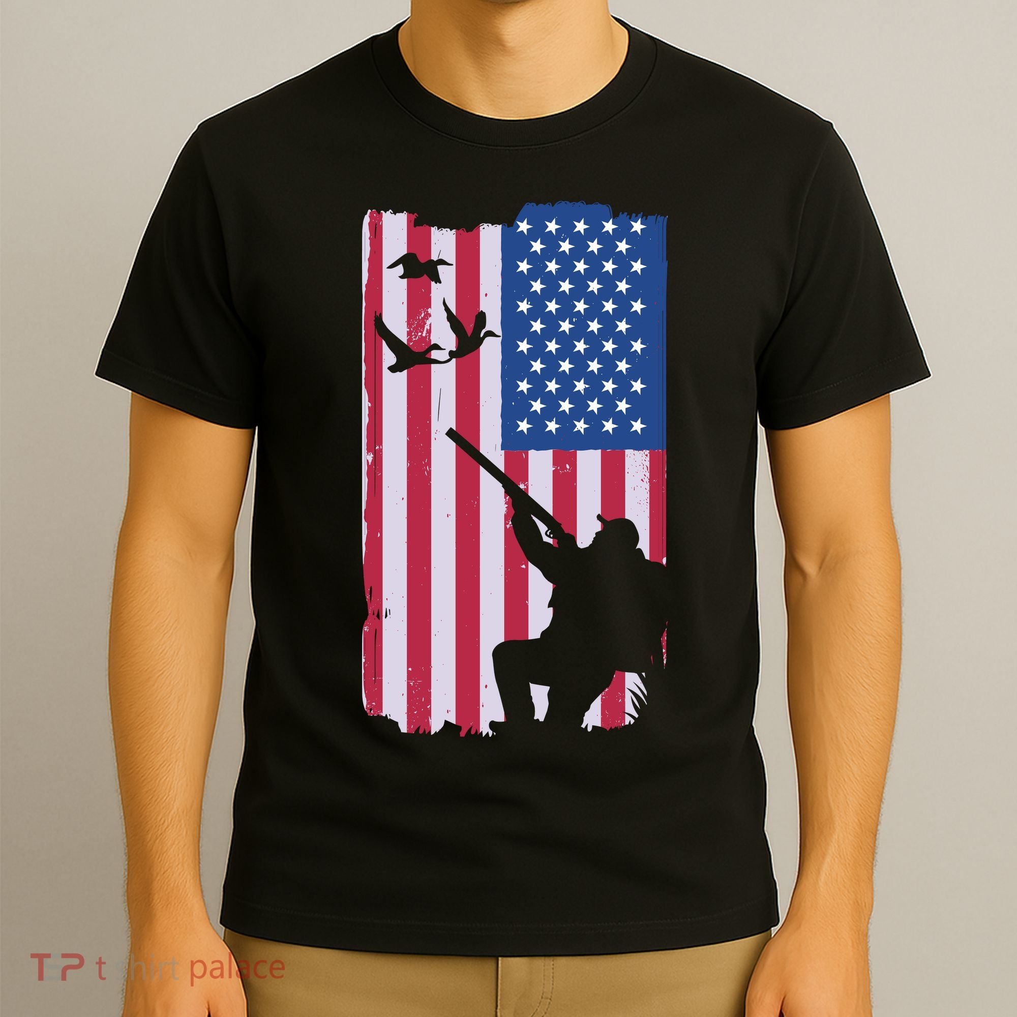 USA Hunting Flag T-Shirt