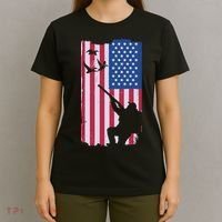 USA Hunting Flag T-Shirt thumb 4