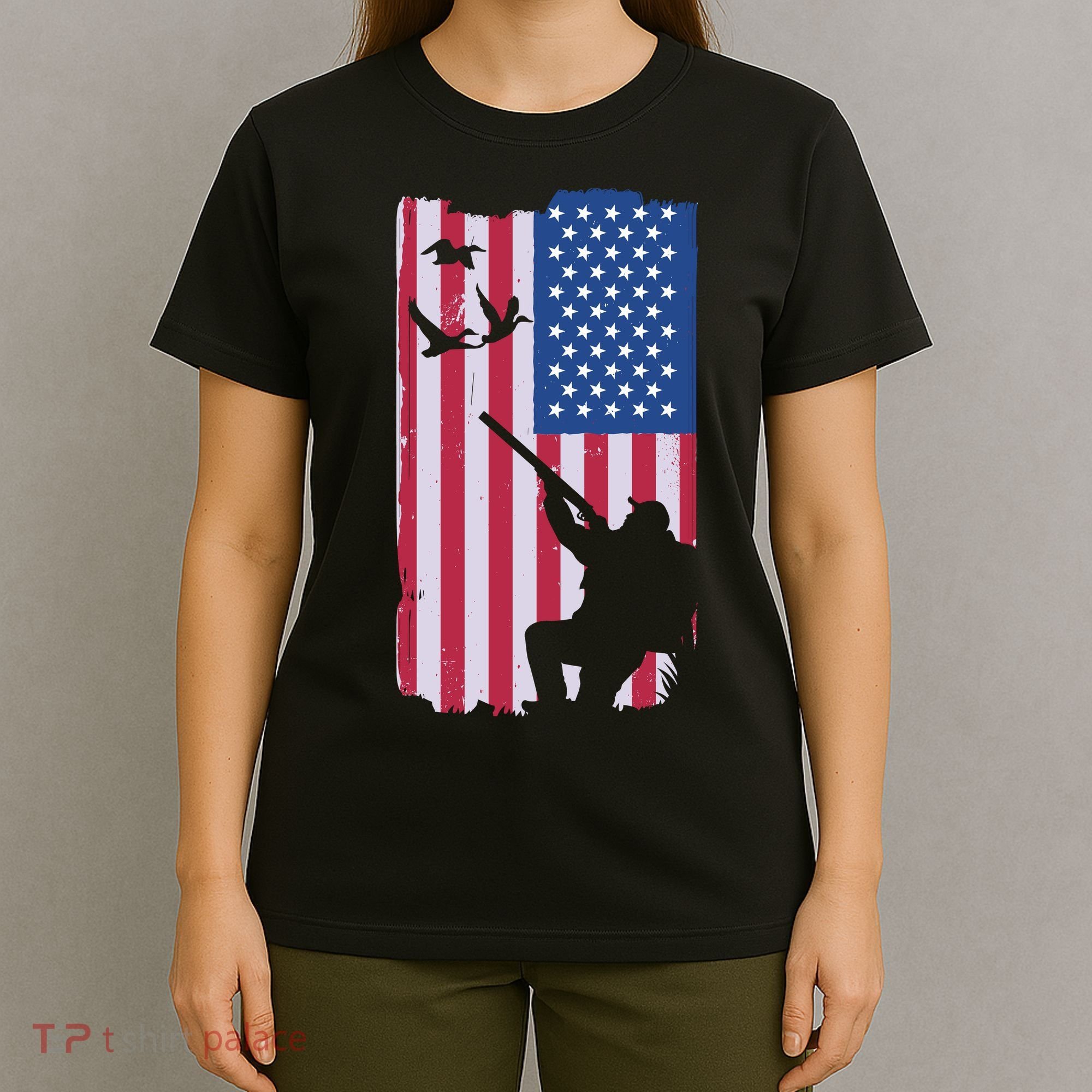 USA Hunting Flag T-Shirt