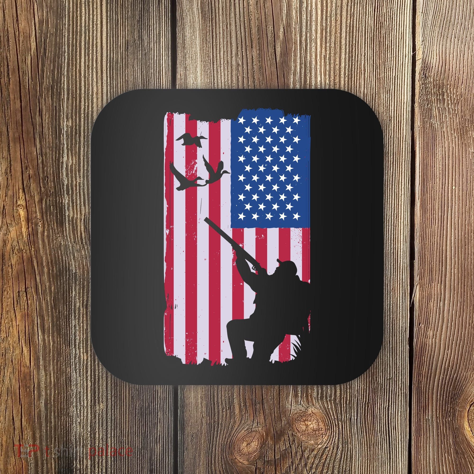 USA Hunting Flag Coaster