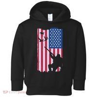 USA Hunting Flag Toddler Hoodie thumb 0