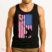 USA Hunting Flag Tank Top thumb 3
