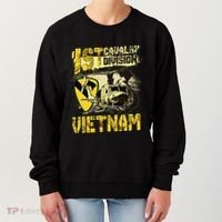 Uh1 Huey Helicopter 1st Cavalry Division Vietnam Veteran Women's Sweatshirt thumb 0