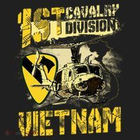 Uh1 Huey Helicopter 1st Cavalry Division Vietnam Veteran Beanie thumb 2