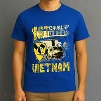 Uh1 Huey Helicopter 1st Cavalry Division Vietnam Veteran T-Shirt thumb 3