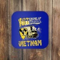 Uh1 Huey Helicopter 1st Cavalry Division Vietnam Veteran Coaster thumb 0