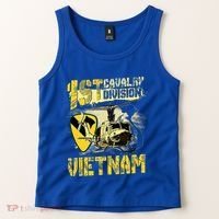 Uh1 Huey Helicopter 1st Cavalry Division Vietnam Veteran Tank Top thumb 2