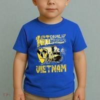 Uh1 Huey Helicopter 1st Cavalry Division Vietnam Veteran Toddler T-Shirt thumb 2