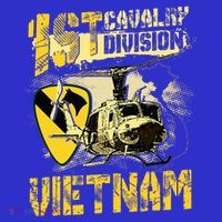 Uh1 Huey Helicopter 1st Cavalry Division Vietnam Veteran Visor thumb 3