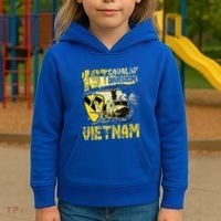 Uh1 Huey Helicopter 1st Cavalry Division Vietnam Veteran Kids Hoodie thumb 3