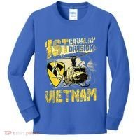 Uh1 Huey Helicopter 1st Cavalry Division Vietnam Veteran Kids Long Sleeve Shirt thumb 0