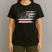 UH1 Huey Helicopter USA American Flag Helicopter Pilot Gifts T-Shirt thumb 4