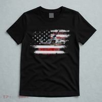UH1 Huey Helicopter USA American Flag Helicopter Pilot Gifts T-Shirt thumb 5