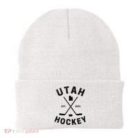 Utah Hockey Hockey In Utah Beanie thumb 0