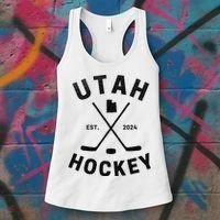 Utah Hockey Hockey In Utah Women's Tank Top thumb 3