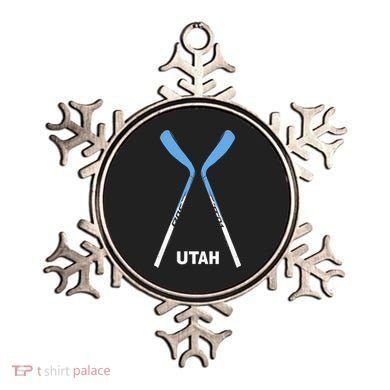 Utah Hockey Sticks Ornament