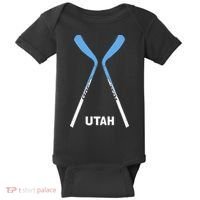 Utah Hockey Sticks Baby Bodysuit thumb 0