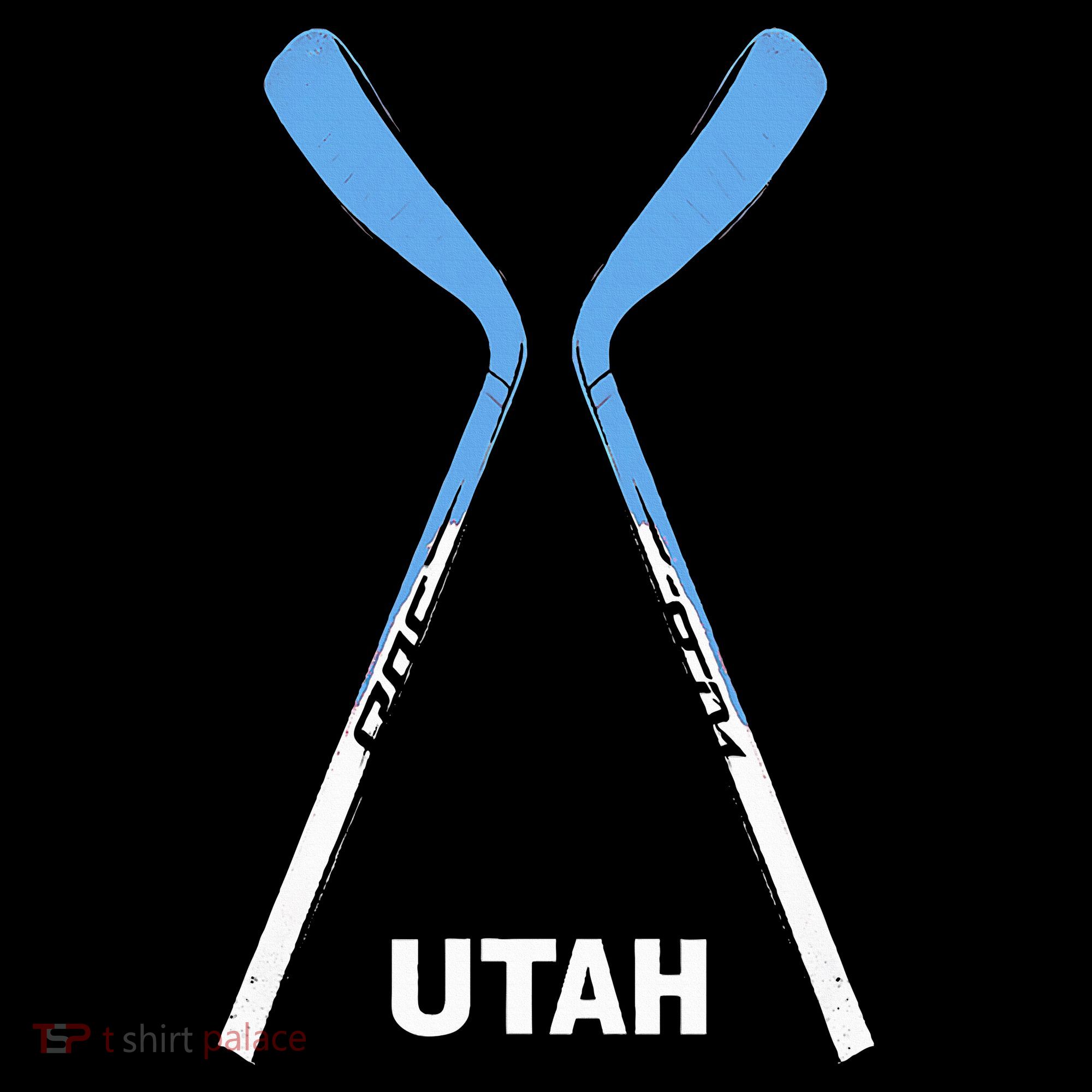 Utah Hockey Sticks Baby Bodysuit