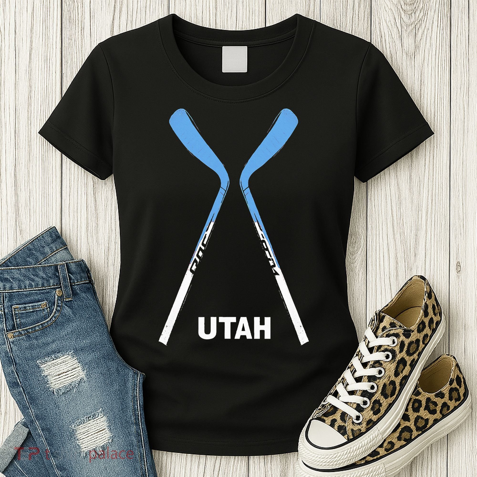 Utah Hockey Sticks Women's T-Shirt