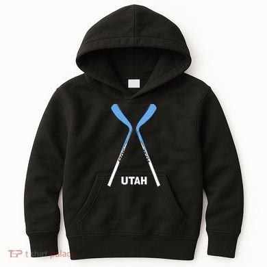 Utah Hockey Sticks Kids Hoodie